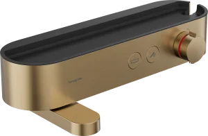 Hansgrohe Showertablet Select Thermostatic Bath Filler Mixer Exposed 430 X 164 X 260mm Bronze - Brushed