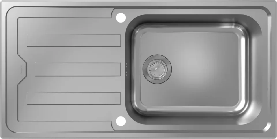 Hansgrohe S44 Sinks 1060 X 560 X 240mm Stainless Steel product image - Image 1