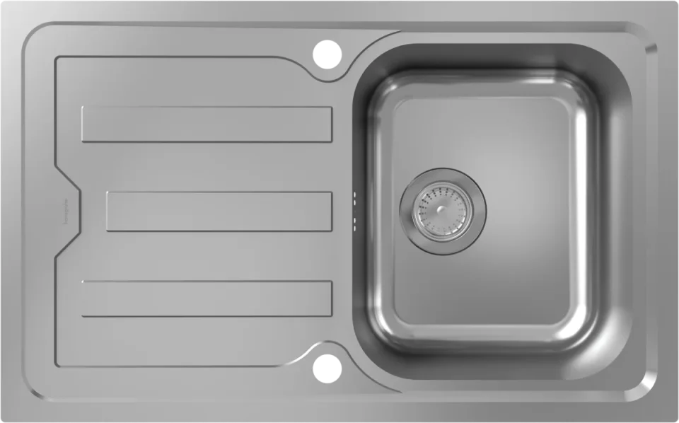 Hansgrohe S44 Sinks 942 X 684 X 242mm Stainless Steel product image - Image 1