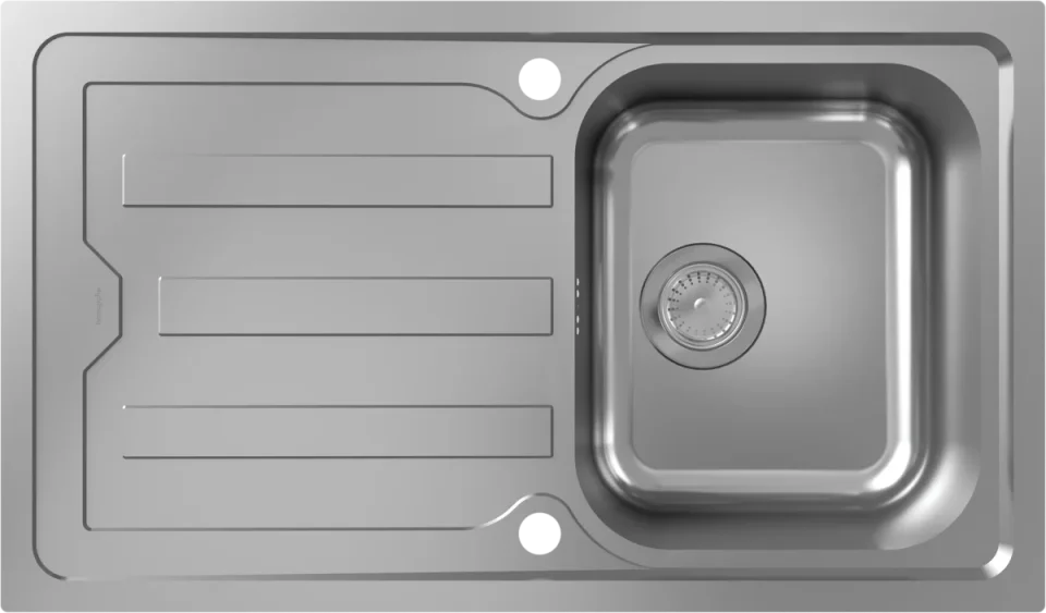 Hansgrohe S44 Sinks 942 X 684 X 242mm Stainless Steel product image - Image 1