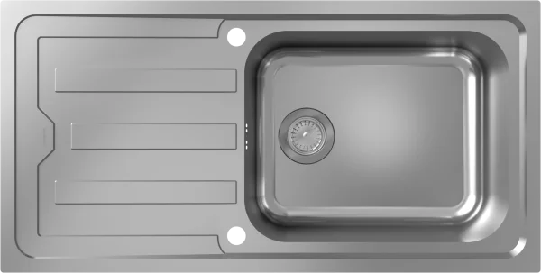 Hansgrohe S44 Sinks 1092 X 684 X 242mm Stainless Steel