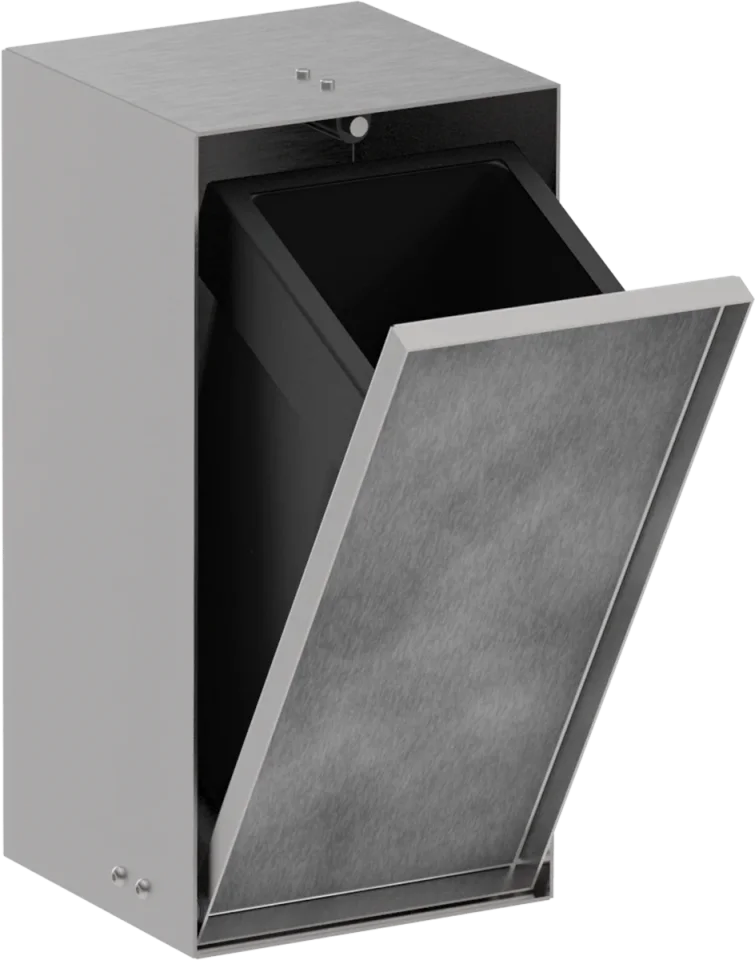 Hansgrohe Xtrastoris Rock Wall Niches 470 X 410 X 160mm Stainless Steel - Brushed product image - Image 1
