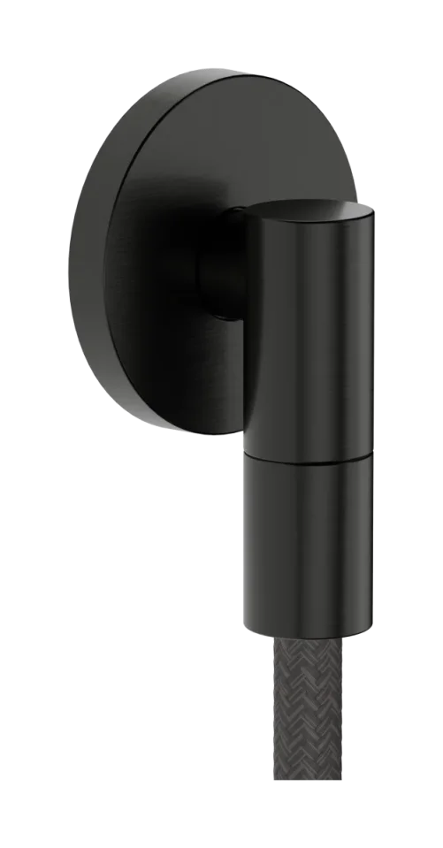Hansgrohe Fixfit Fine S Wall Outlet 97 X 83 X 65mm Gunmetal/chrome - Brushed product image - Image 1