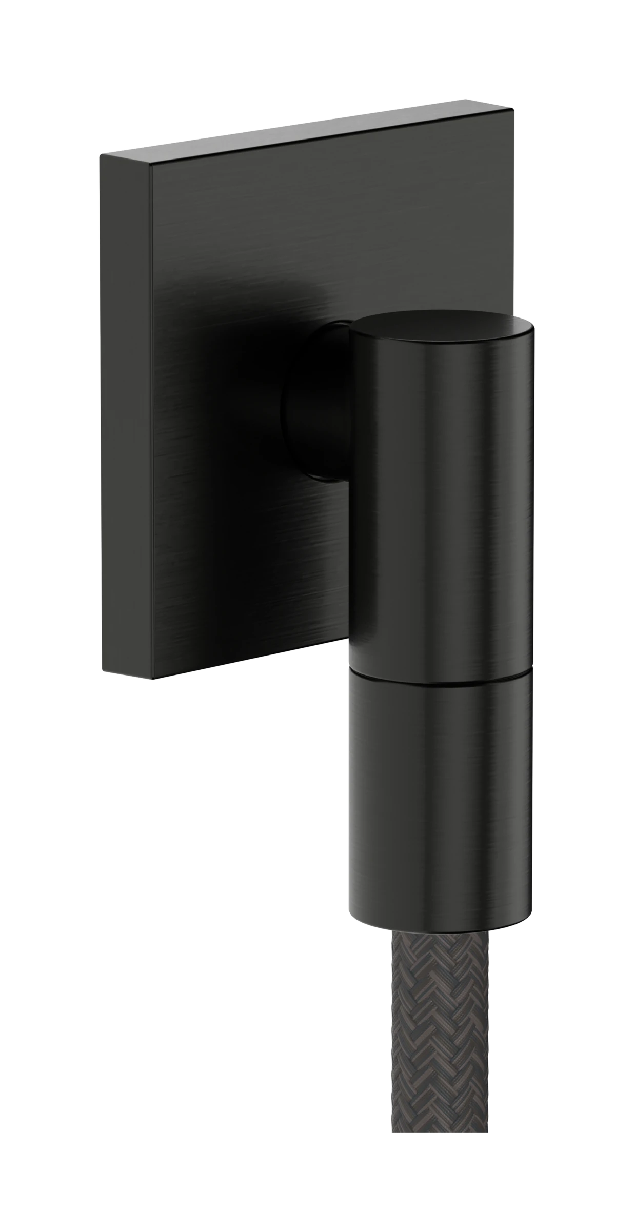Hansgrohe Fixfit Fine E Wall Outlet 97 X 83 X 65mm Gunmetal/chrome - Brushed