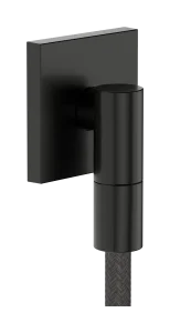 Hansgrohe Fixfit Fine E Wall Outlet 97 X 83 X 65mm Gunmetal/chrome - Brushed