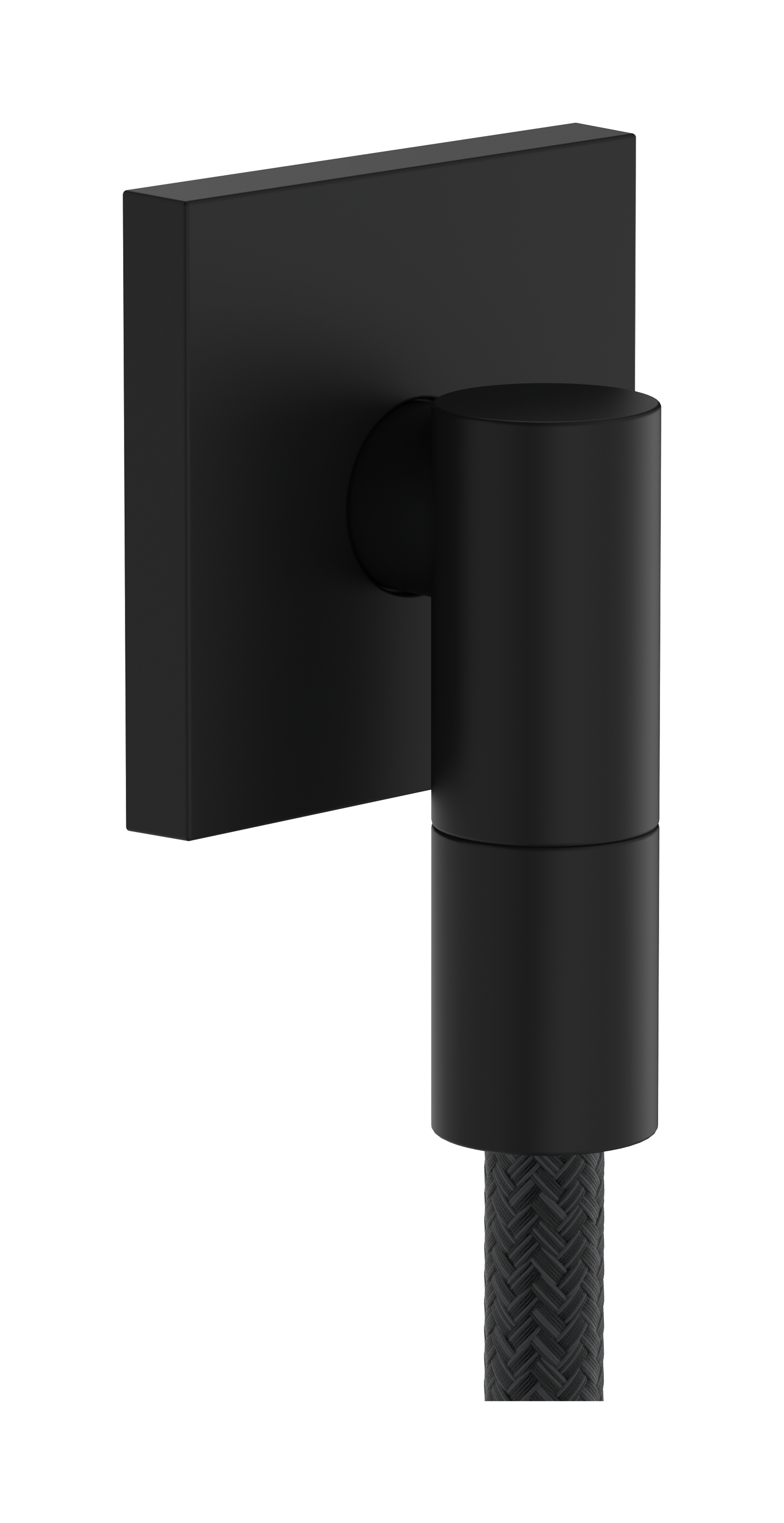 Hansgrohe Fixfit Fine E Wall Outlet 97 X 83 X 65mm Black - Matt