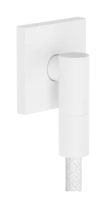 Hansgrohe Fixfit Fine E Wall Outlet With Non-return Valve Matt White