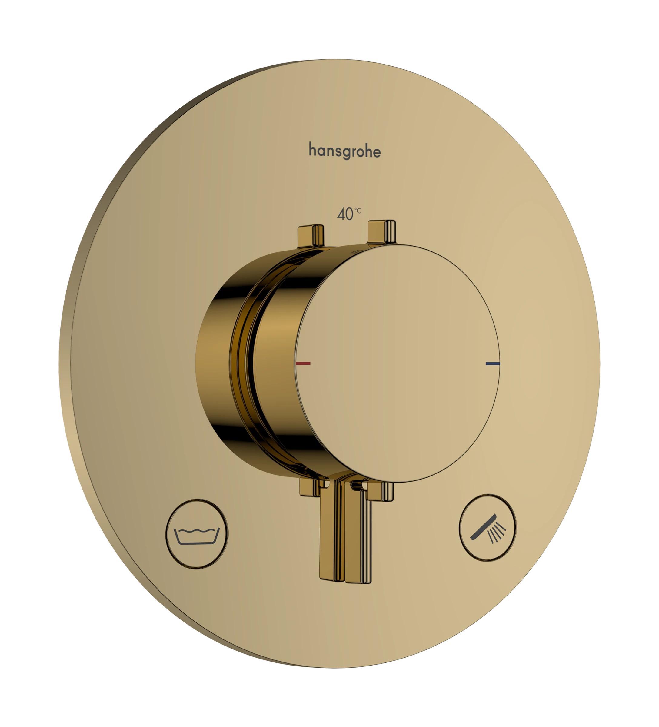 Hansgrohe Ecostat Comfort S Thermostat For Concealed Installation For 2 Functions With Integrated Security Combination According To En1717