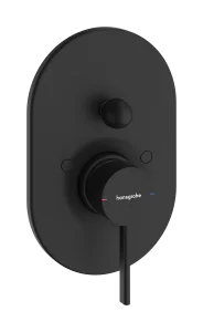 Hansgrohe Zesis S Bath Mixers Concealed 240 X 226 X 60mm Black - Matt