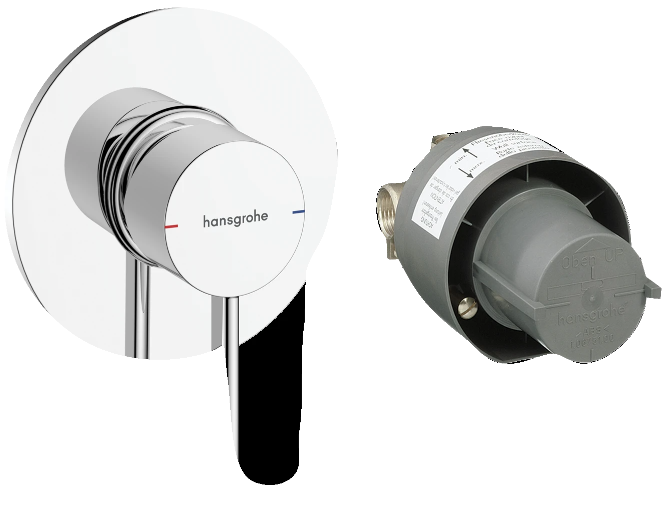Hansgrohe Zesis S Shower Mixers Concealed 219 X 185 X 139mm Chrome