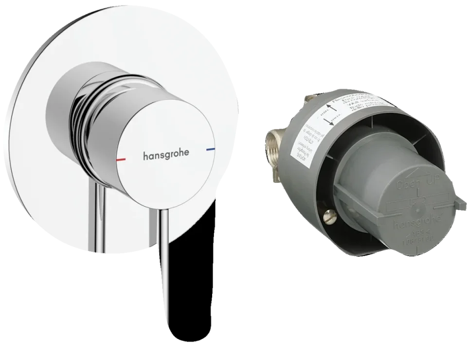 Hansgrohe Zesis S Shower Mixers Concealed 219 X 185 X 139mm Chrome product image - Image 1