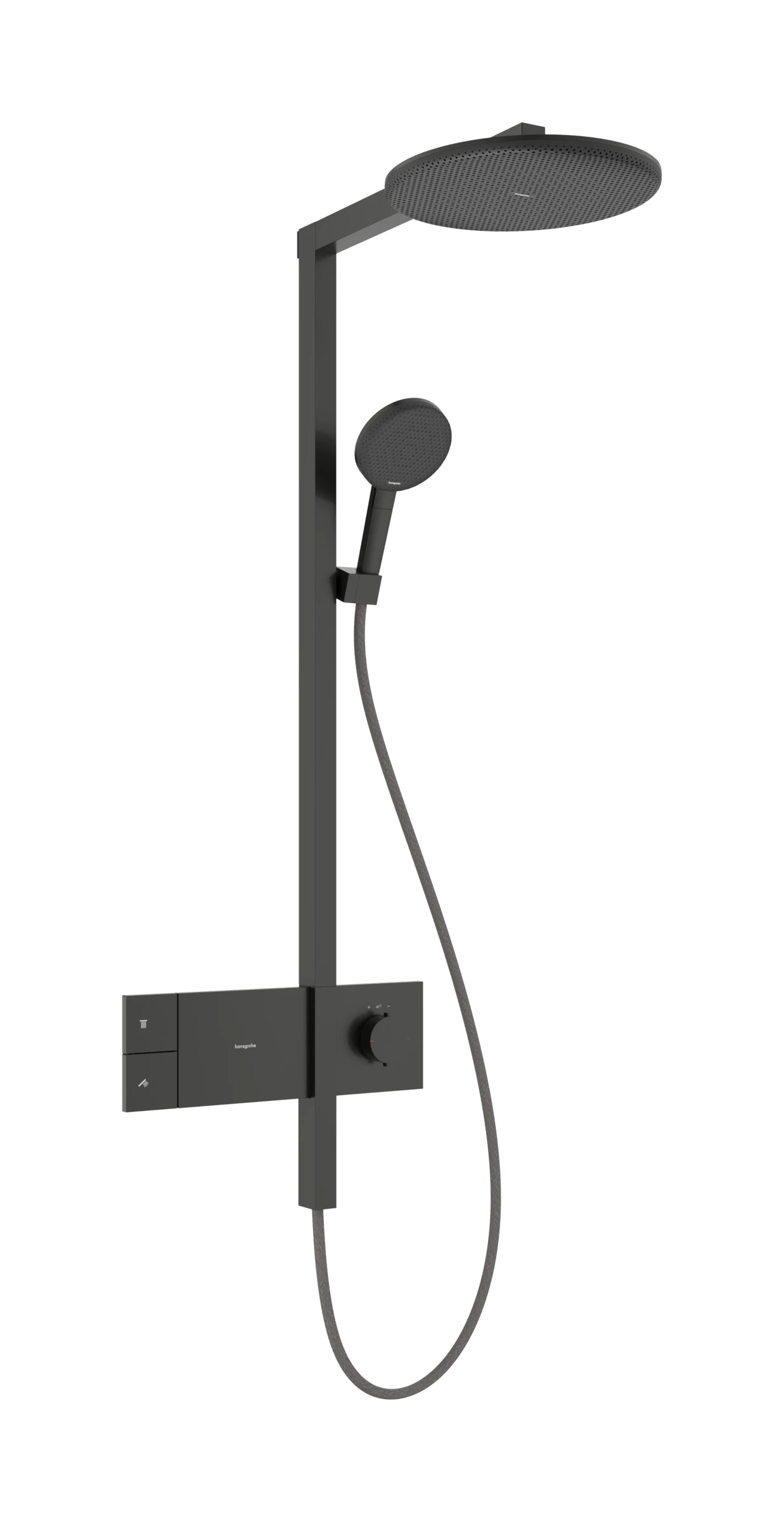 Hansgrohe Raindance Alive S Showerpipes With Thermostatic Mixer 1170 X 350 X 180mm Gunmetal/chrome - Brushed