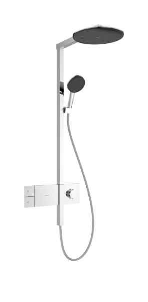 Hansgrohe Raindance Alive S Showerpipes With Thermostatic Mixer 1170 X 350 X 180mm Chrome