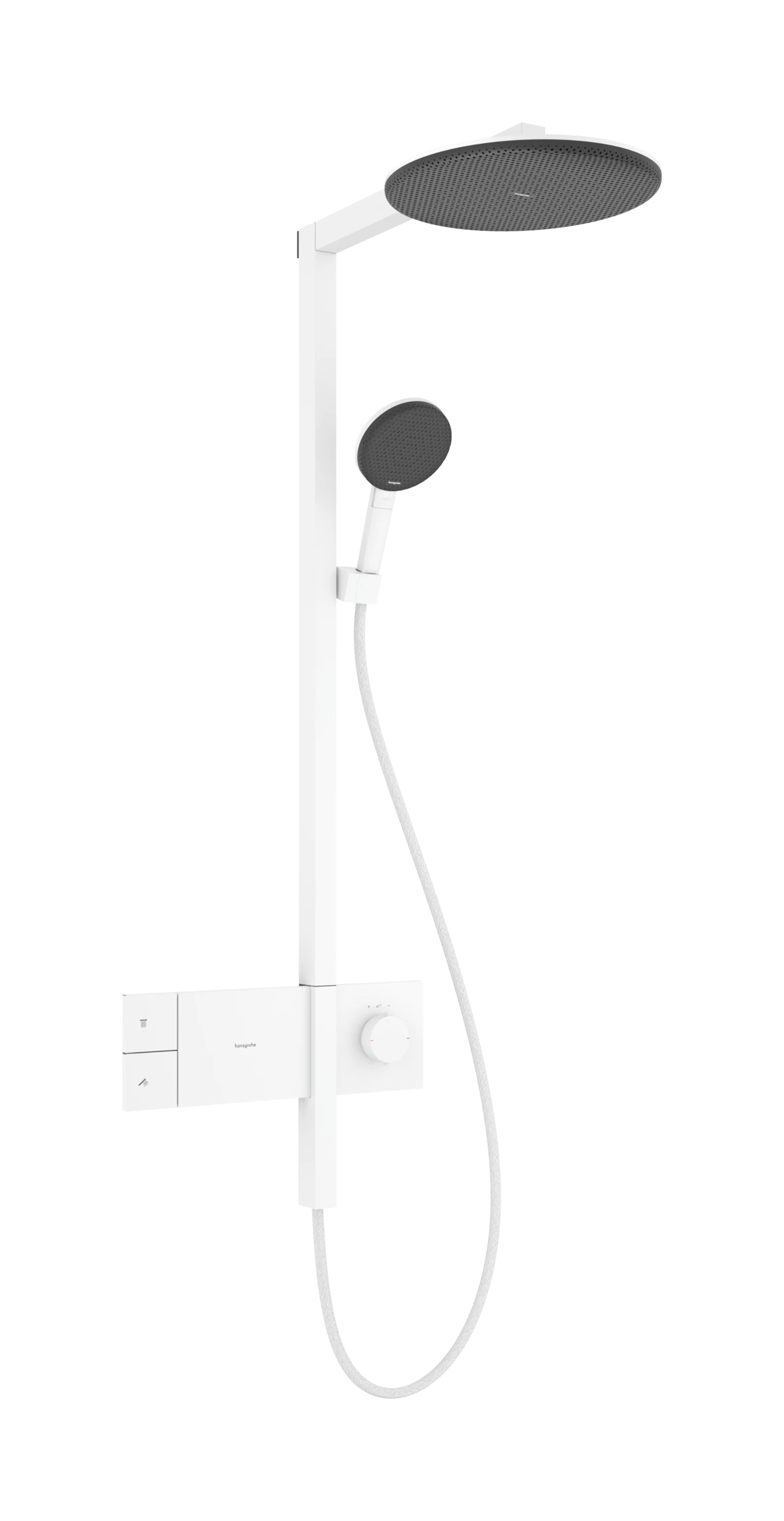 Hansgrohe Raindance Alive S Showerpipes With Thermostatic Mixer 1170 X 350 X 180mm White - Matt