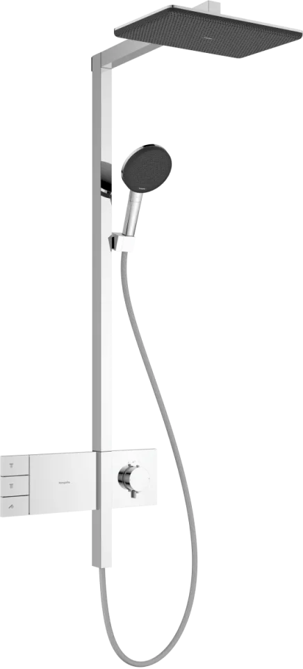 Hansgrohe Raindance Alive Q Showerpipes With Thermostatic Mixer 1170 X 350 X 180mm Chrome product image - Image 1