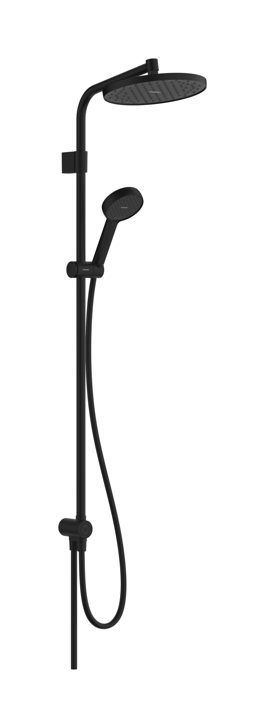 Hansgrohe Activera S Showerpipe 240 1jet Ecosmart Reno Varia Matt Black