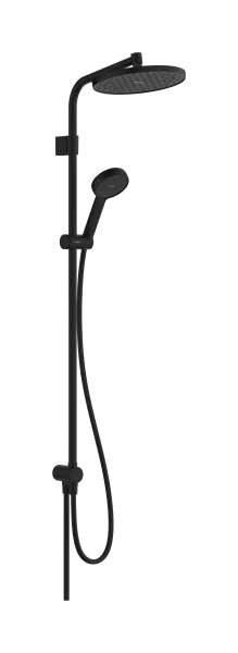 Hansgrohe Activera S Showerpipe 240 1jet Ecosmart Reno Varia Matt Black