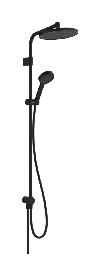 Hansgrohe Activera S Shower Pipes Universal 1080 X 355 X 100mm Black - Matt product image - Image 1