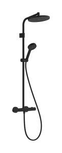 Hansgrohe Activera S Showerpipe 240 1jet Ecosmart+ Mit Ecostat Fine Varia Matt Black