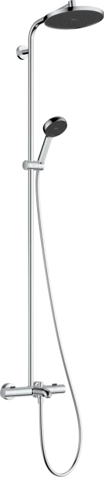 Hansgrohe Activera S Showerpipes With Thermostatic Mixer 1520 X 355 X 115mm Chrome product image - Image 1