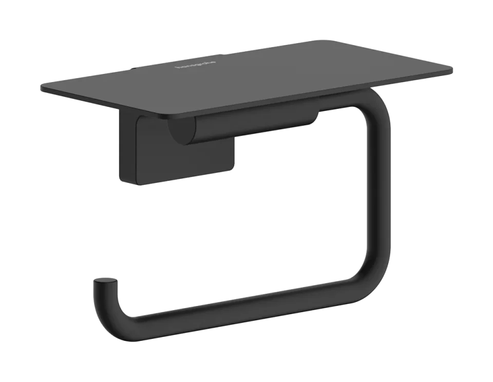 Hansgrohe Addstoris S Toilet Roll Holders 190 X 70 X 103mm Black - Matt product image - Image 1