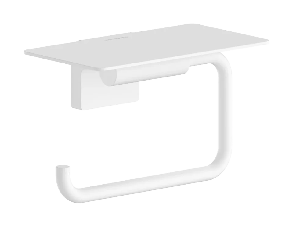 Hansgrohe Addstoris S Toilet Roll Holders 190 X 70 X 103mm White - Matt product image - Image 1