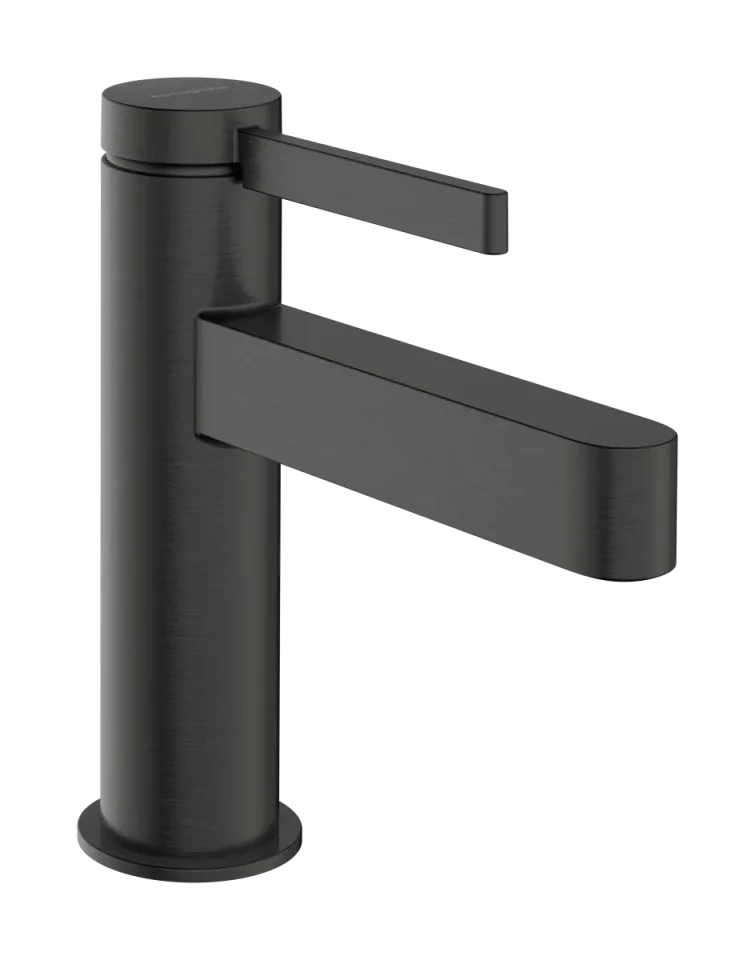 Hansgrohe Finoris Pillar Tap 398 X 206 X 72mm Gunmetal/chrome - Brushed product image - Image 1