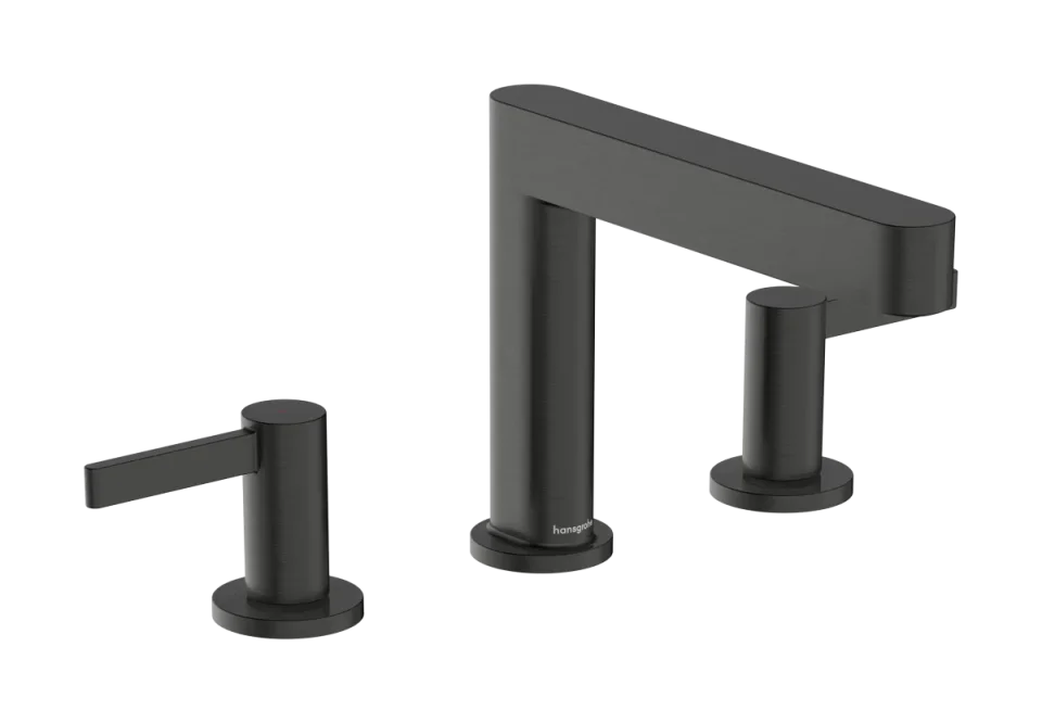 Hansgrohe Finoris Manual Mixers 407 X 310 X 77mm Gunmetal/chrome - Brushed product image - Image 1
