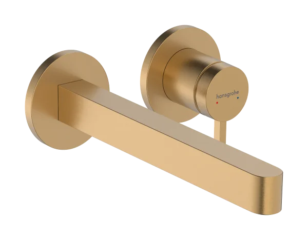 Hansgrohe Finoris Single Lever Basin Mixer For Concealed Installation Wall-mounted With Spout 228 Mm Brushed Bronze
