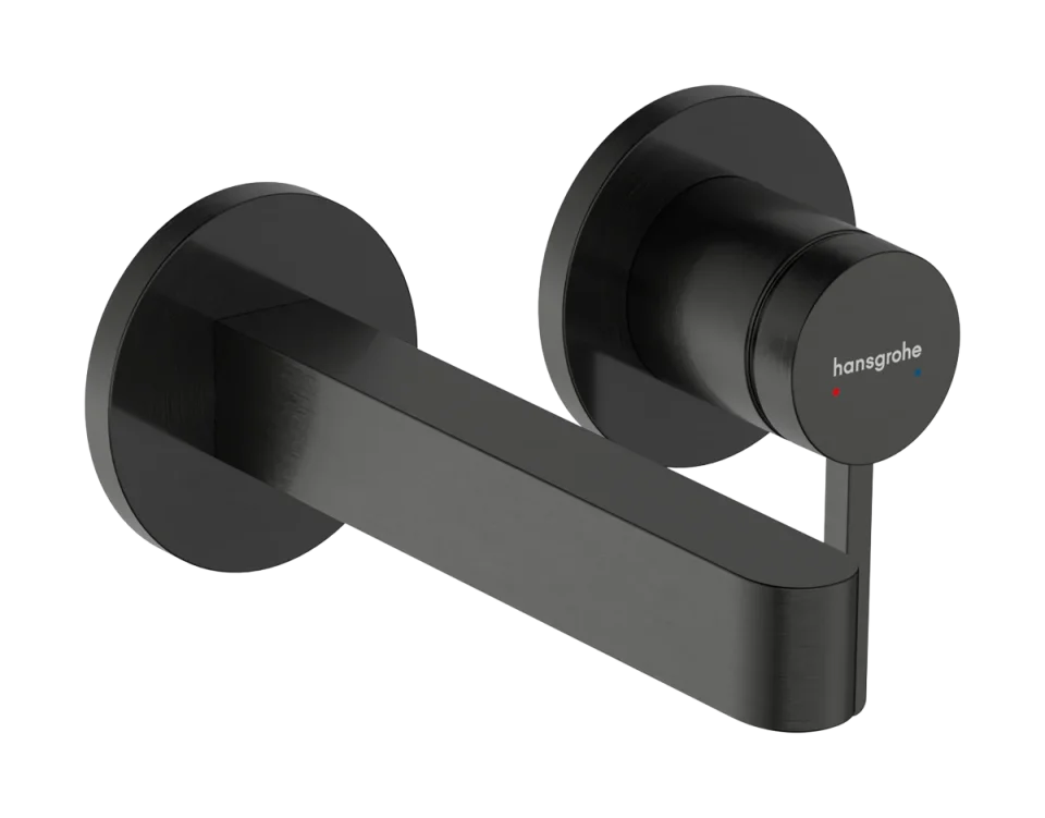 Hansgrohe Finoris Manual Mixers 257 X 235 X 81mm Gunmetal/chrome - Brushed product image - Image 1