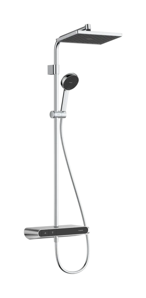 Hansgrohe Activera Q Showerpipes With Thermostatic Mixer 1170 X 350 X 180mm Chrome product image - Image 1