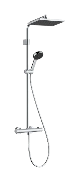 Hansgrohe Activera Q Showerpipes With Thermostatic Mixer 1080 X 355 X 100mm Chrome