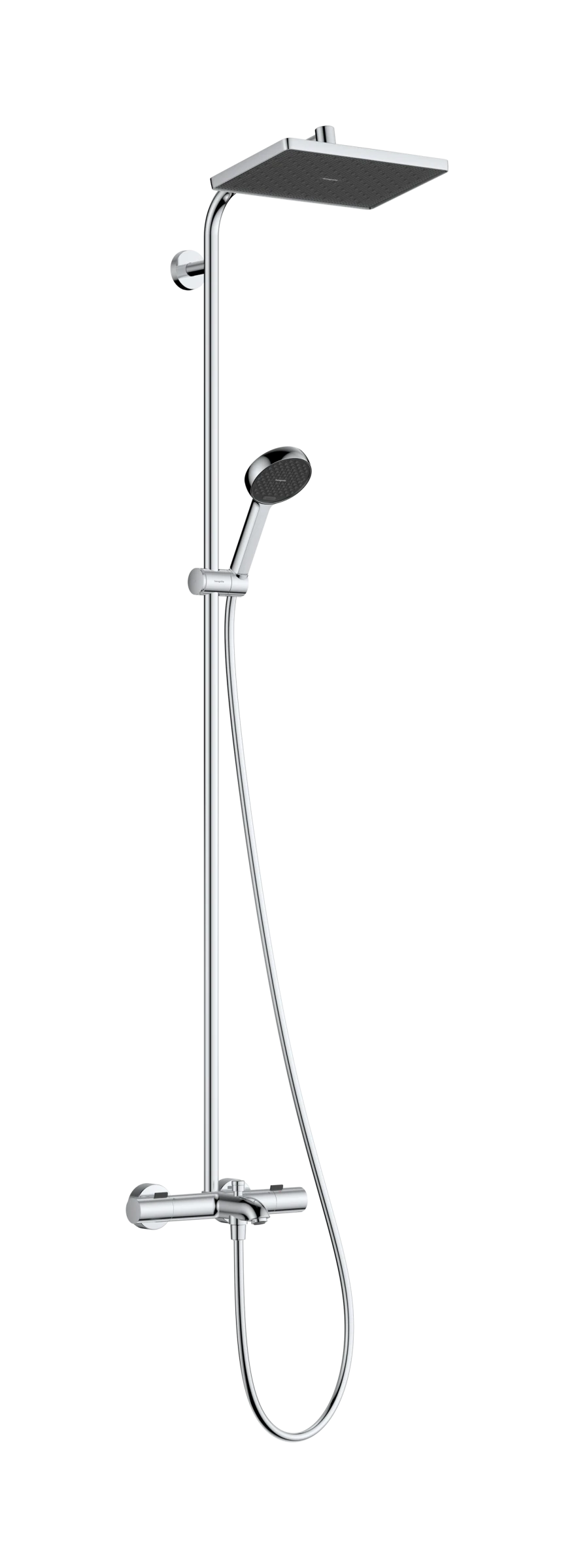 Hansgrohe Activera Q Showerpipes With Thermostatic Mixer 1520 X 355 X 115mm Chrome