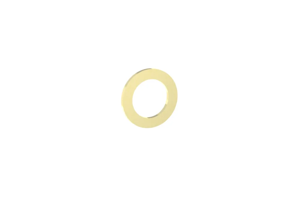 Saneux Cos - Ring Valve - 2 Way Diverter Ring & Shroud - Brushed Brass product image - Image 1