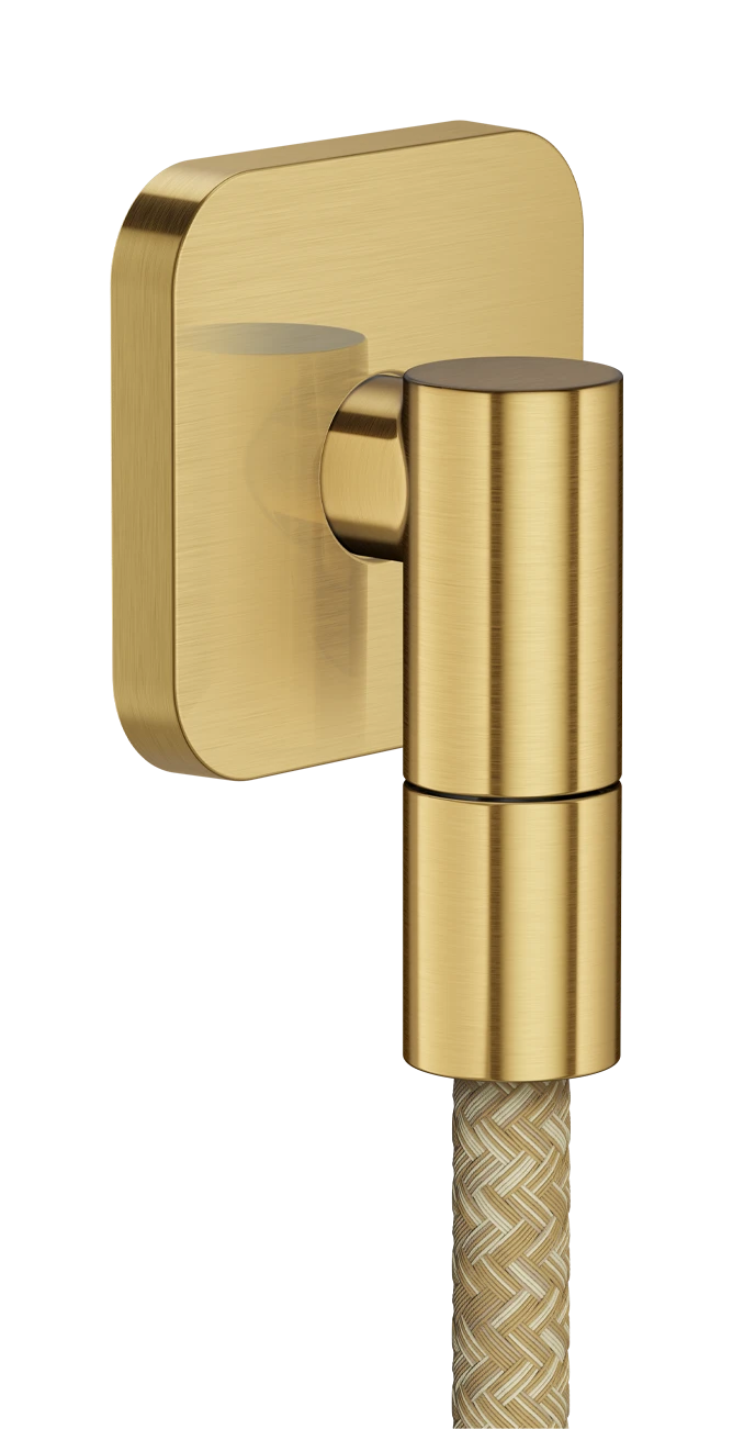 Axor Wall Outlet Fine Wall Outlet 90 X 90 X 81mm Gold - Brushed