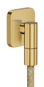 Axor Wall Outlet Fine Wall Outlet 90 X 90 X 81mm Gold - Brushed