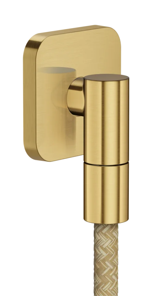 Axor Wall Outlet Fine Wall Outlet 90 X 90 X 81mm Gold - Brushed product image - Image 1