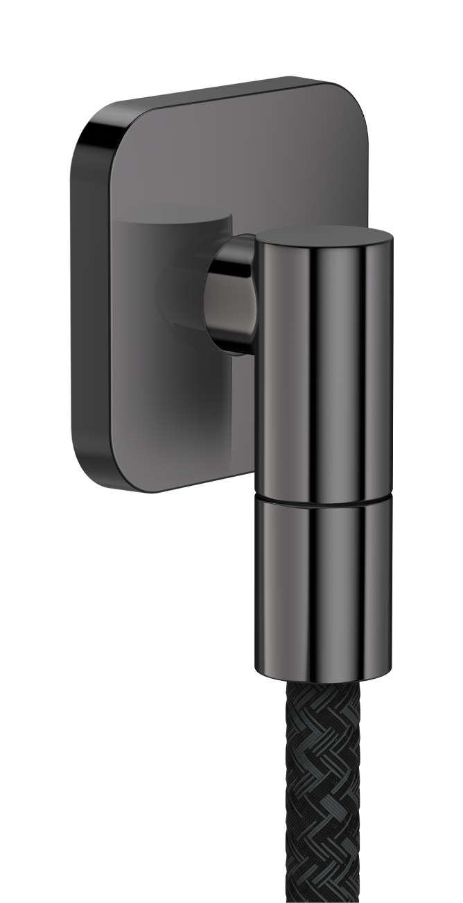 Axor Wall Outlet Fine Wall Outlet 84 X 65 X 95mm Gunmetal/chrome - Polished product image - Image 2