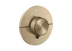 Axor Showerselect Id Thermostatic Shower Mixer Concealed 269 X 242 X 179mm Bronze - Brushed