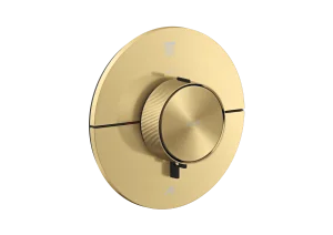 Axor Showerselect Id Thermostatic Shower Mixer Concealed 269 X 242 X 179mm Gold - Brushed