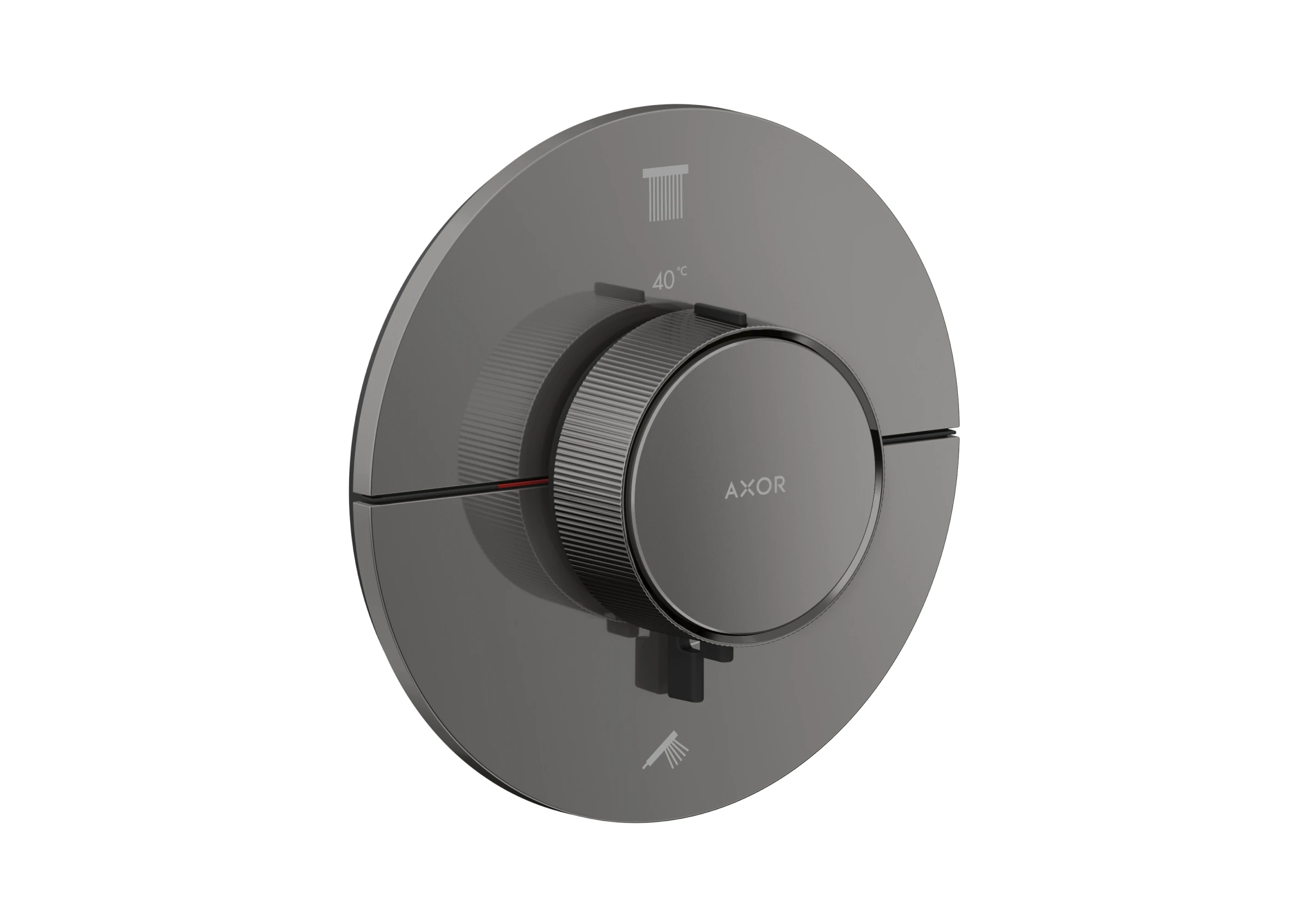 Axor Showerselect Id Thermostatic Shower Mixer Concealed 269 X 242 X 179mm Gunmetal/chrome - Polished