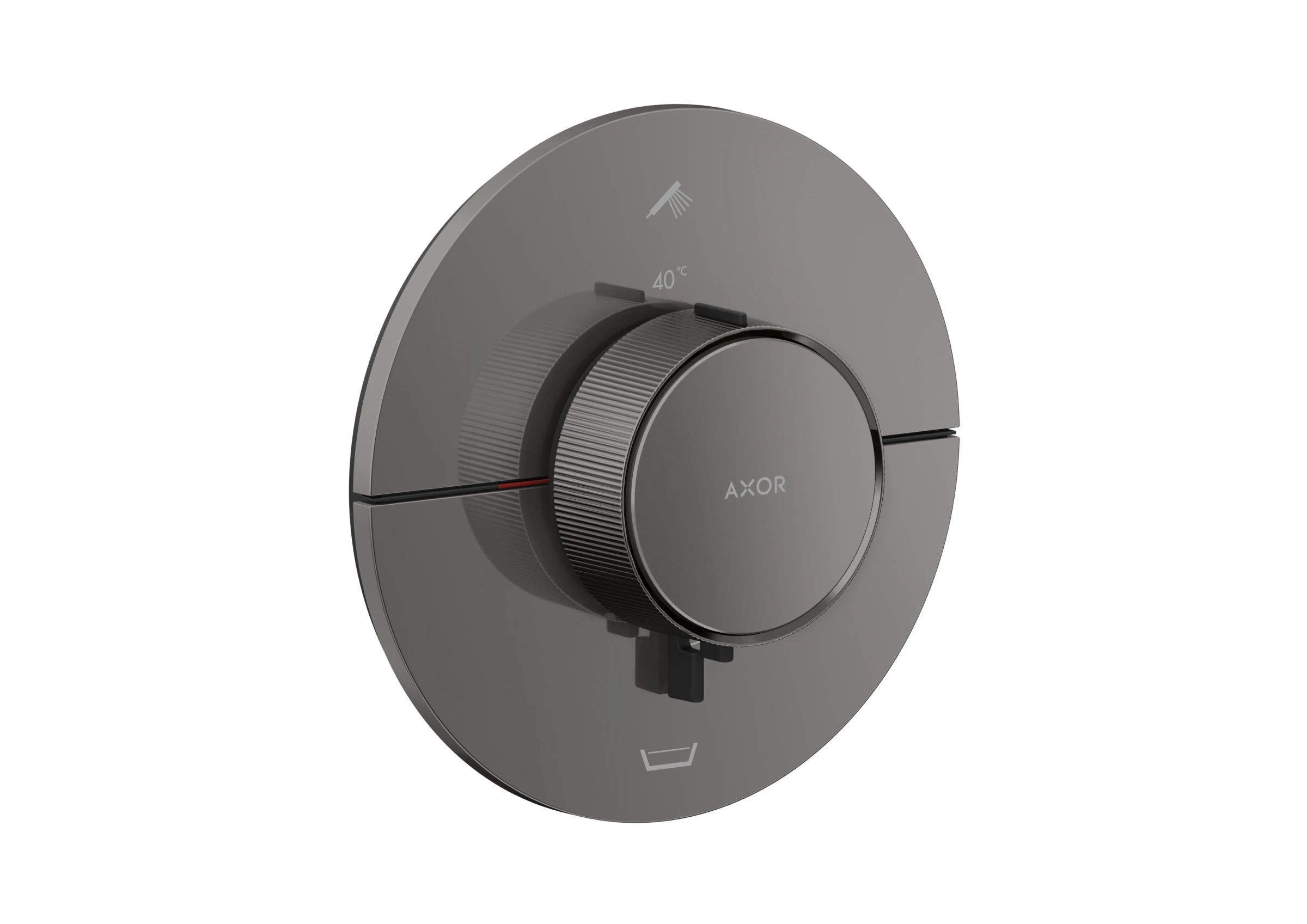 Axor Showerselect Id Thermostatic Shower Mixer Concealed 269 X 242 X 179mm Gunmetal/chrome - Polished