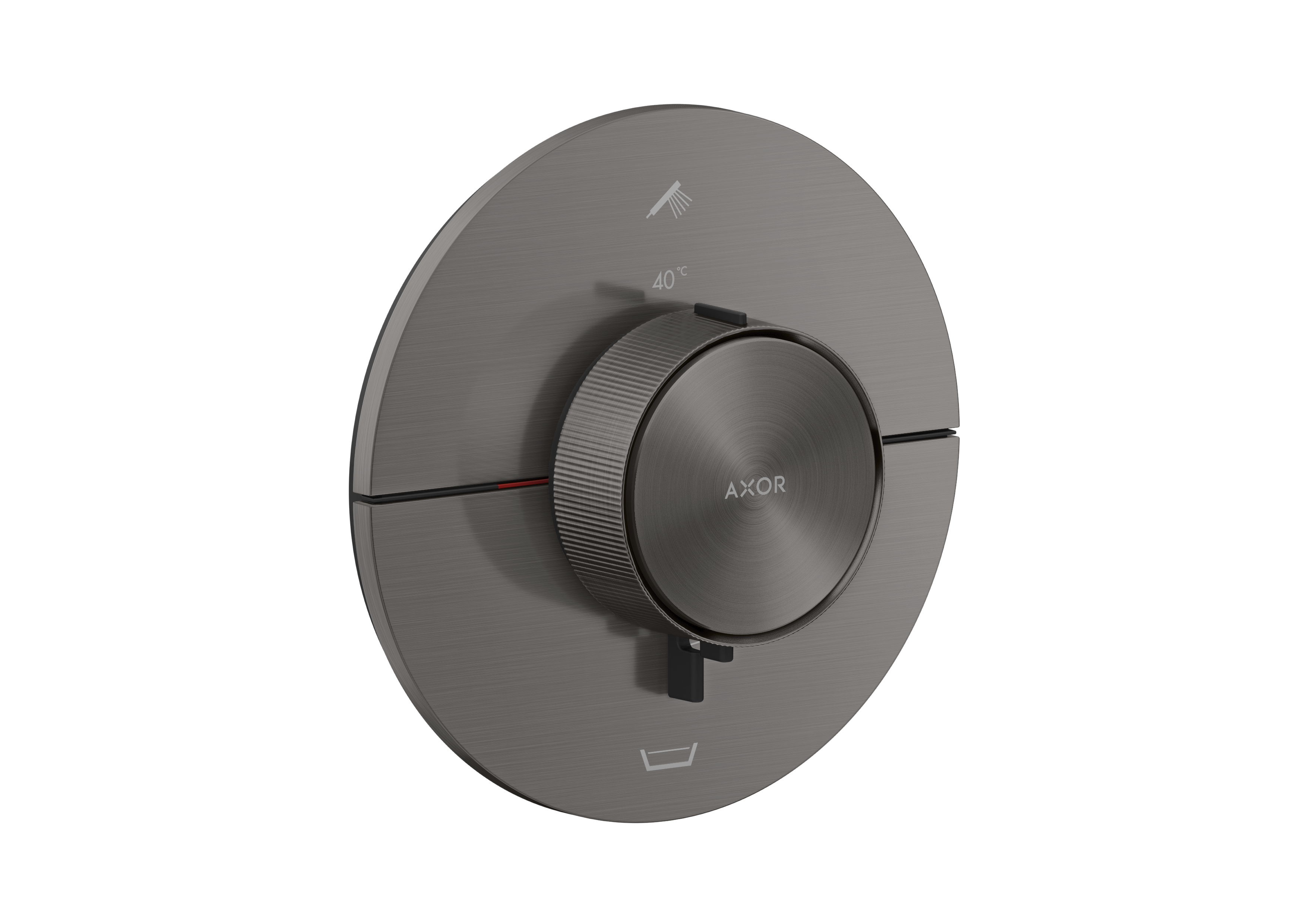 Axor Showerselect Id Thermostatic Shower Mixer Concealed 269 X 242 X 179mm Gunmetal/chrome - Brushed product image - Image 1