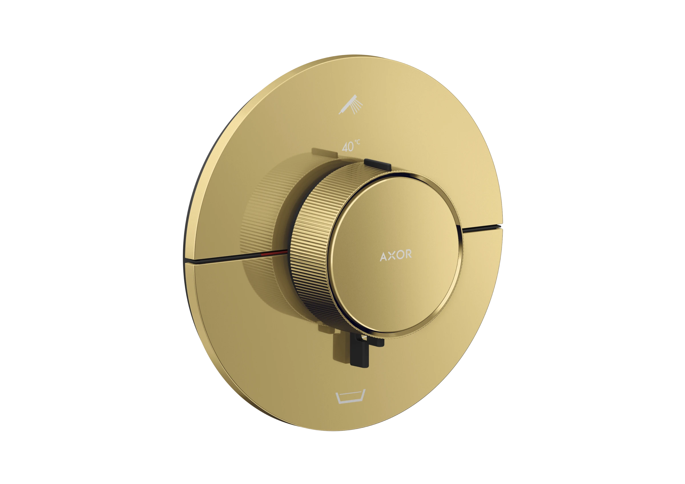 Axor Showerselect Id Thermostatic Shower Mixer Concealed 269 X 242 X 179mm Gold - Polished