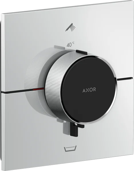 Axor Showerselect Id Thermostat For Concealed Installation Square For 2 Functions With Integrated Security Combination According To En1717 Chrome