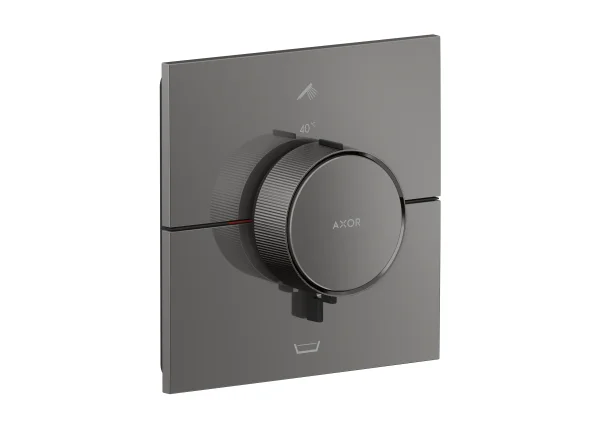 Axor Showerselect Id Thermostatic Shower Mixer Concealed 269 X 242 X 179mm Gunmetal/chrome - Polished