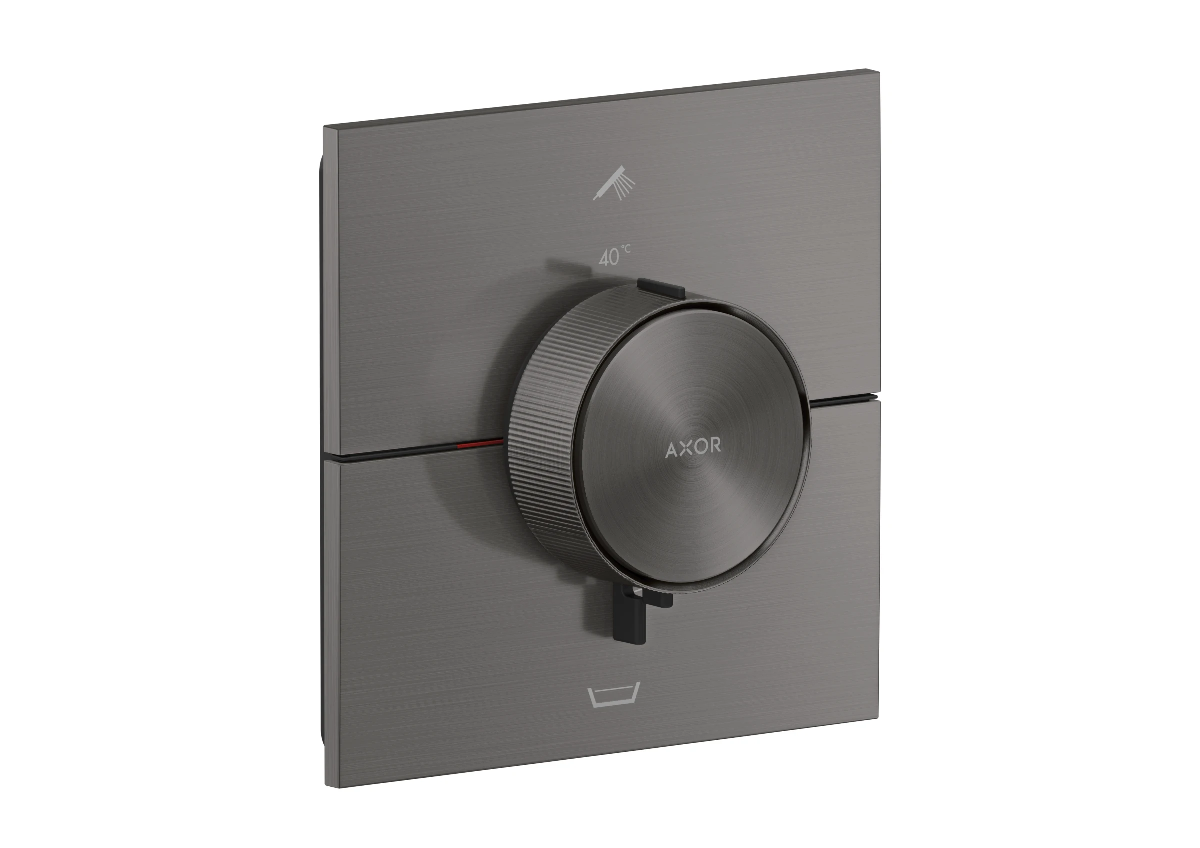 Axor Showerselect Id Thermostatic Shower Mixer Concealed 269 X 242 X 179mm Gunmetal/chrome - Brushed