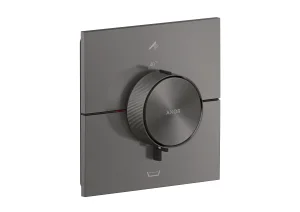 Axor Showerselect Id Thermostatic Shower Mixer Concealed 269 X 242 X 179mm Gunmetal/chrome - Brushed