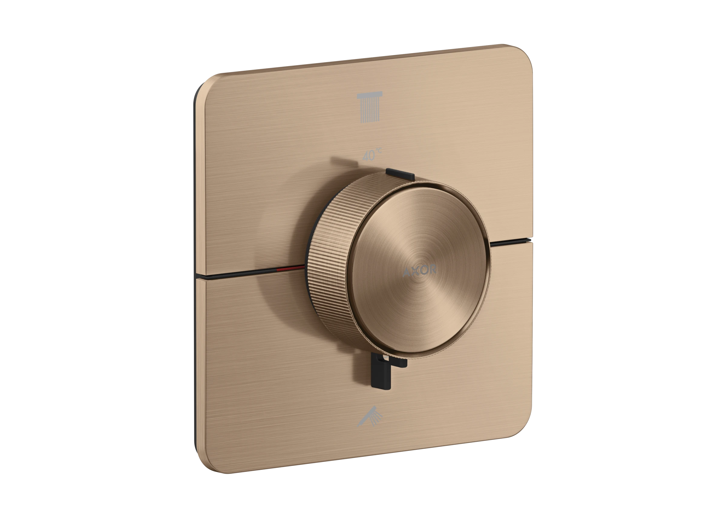 Axor Showerselect Id Thermostatic Shower Mixer Concealed 269 X 242 X 179mm Rose Gold/gold - Brushed