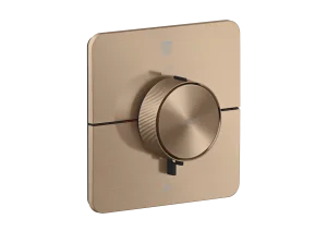 Axor Showerselect Id Thermostatic Shower Mixer Concealed 269 X 242 X 179mm Rose Gold/gold - Brushed